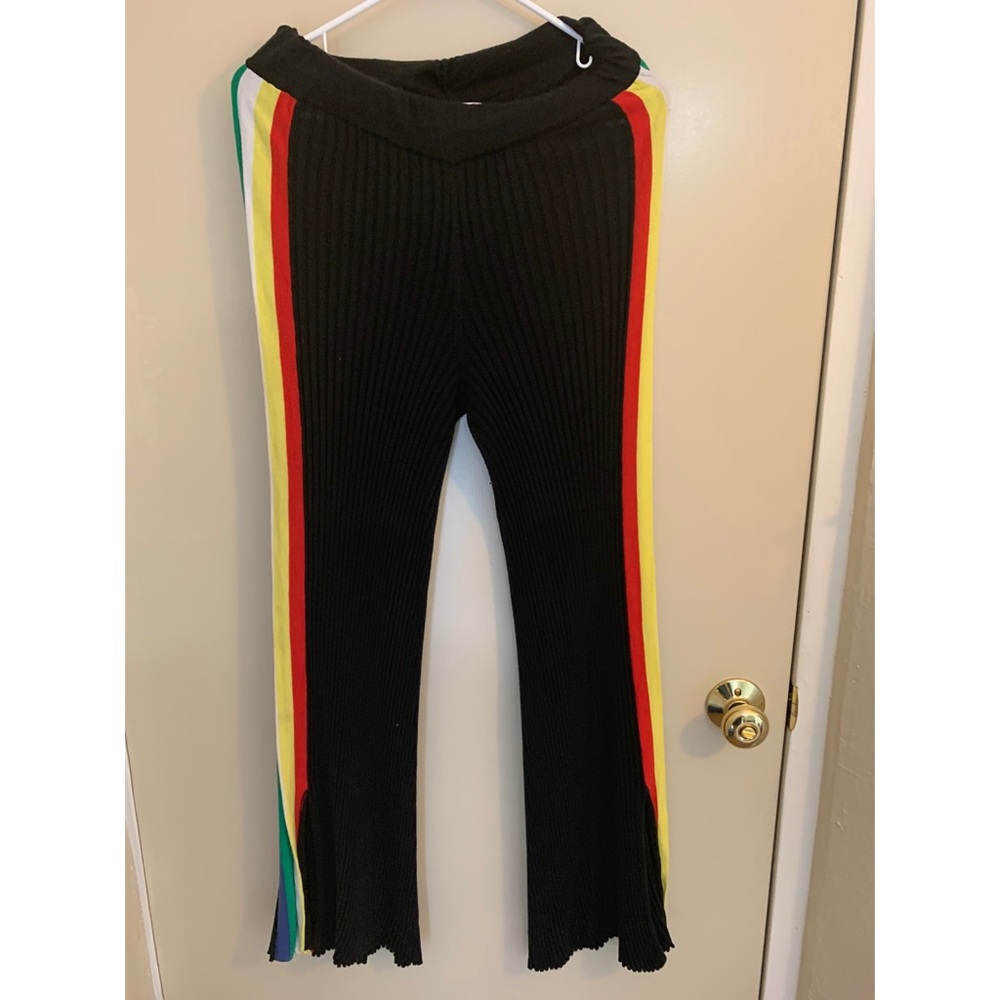 Wildfox Couture Ayala Pants Rainbow Stripes